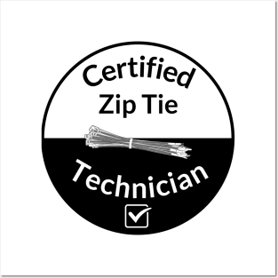 Zip Tie Technician Posters and Art